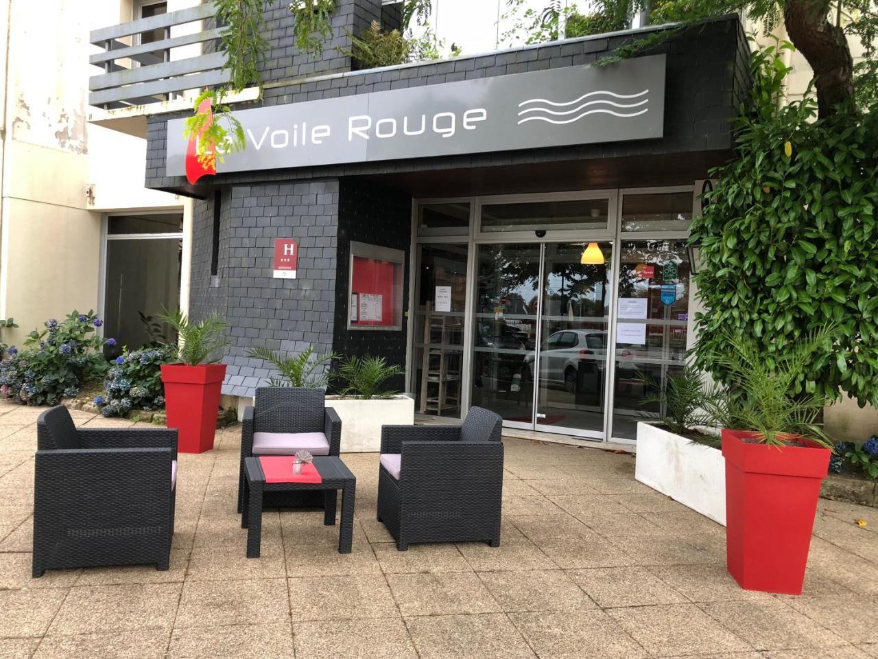 Hotel La Voile Rouge Rosporden Exterior foto